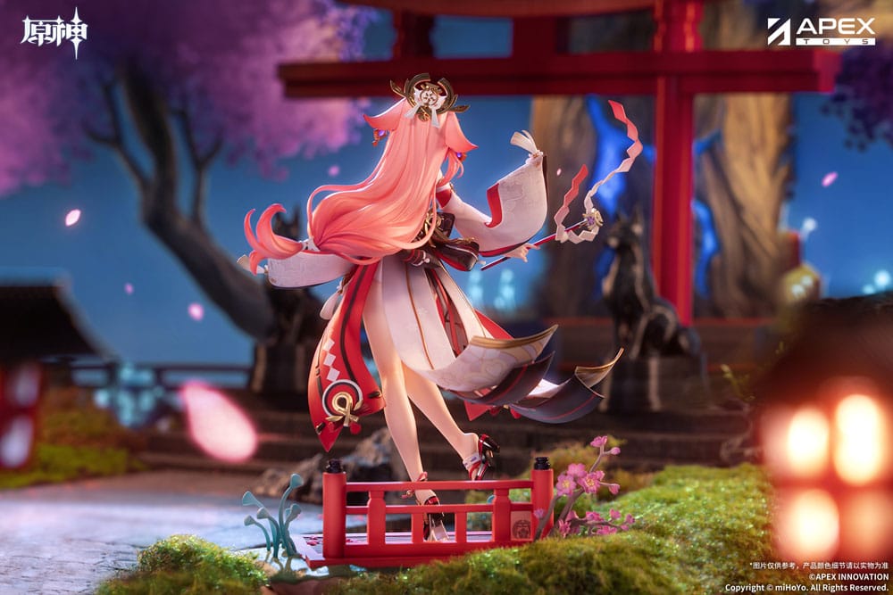 Statuetta in PVC Genshin Impact Yae Miko Astute Amusement Ver. 1/7, 28 cm, APEX