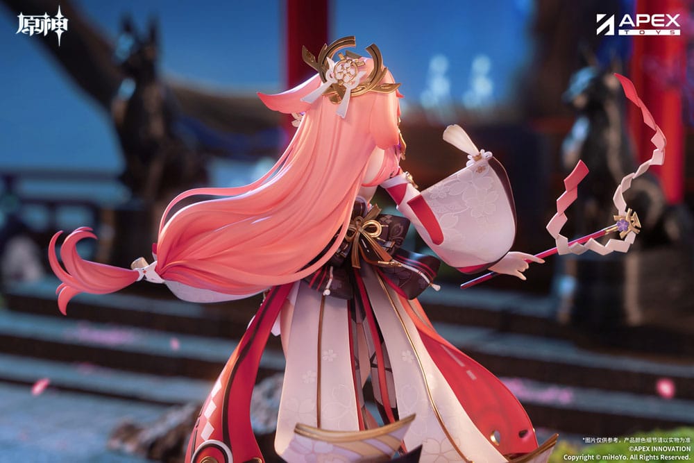 Statuetta in PVC Genshin Impact Yae Miko Astute Amusement Ver. 1/7, 28 cm, APEX
