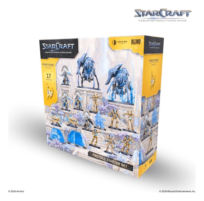 StarCraft TMG Starter Set Protoss - Gioco da Tavolo con Miniature Archon Studio