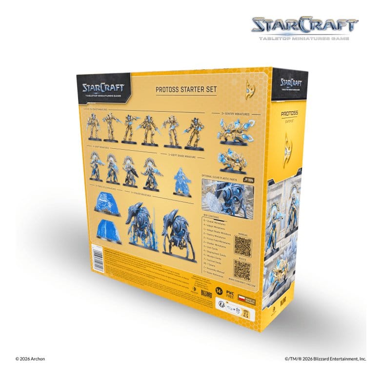StarCraft TMG Starter Set Protoss - Gioco da Tavolo con Miniature Archon Studio