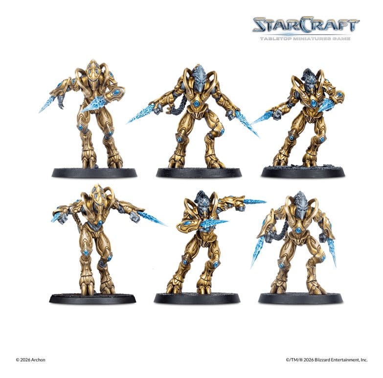 StarCraft TMG Starter Set Protoss - Gioco da Tavolo con Miniature Archon Studio