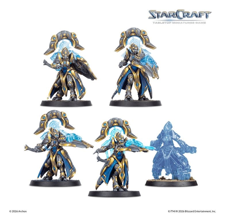 StarCraft TMG Starter Set Protoss - Gioco da Tavolo con Miniature Archon Studio
