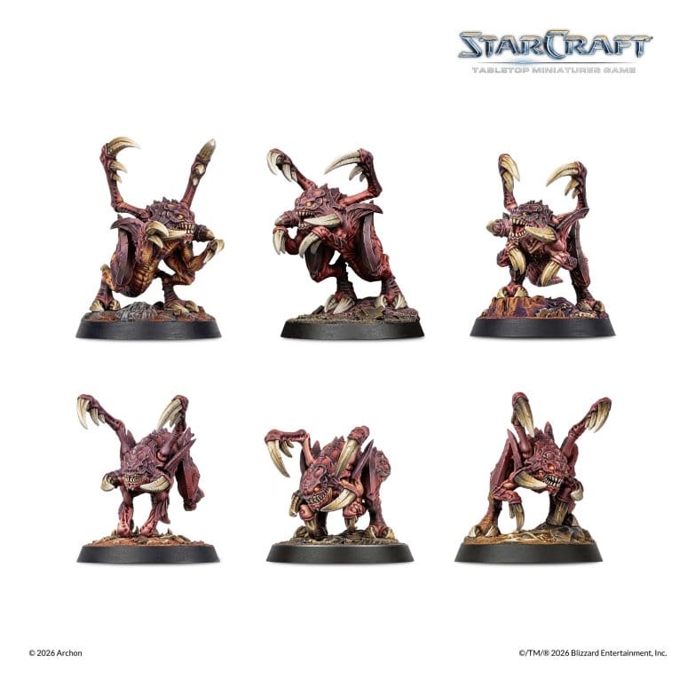 StarCraft TMG Starter Set Zerg - Gioco da tavolo di miniature Archon Studio