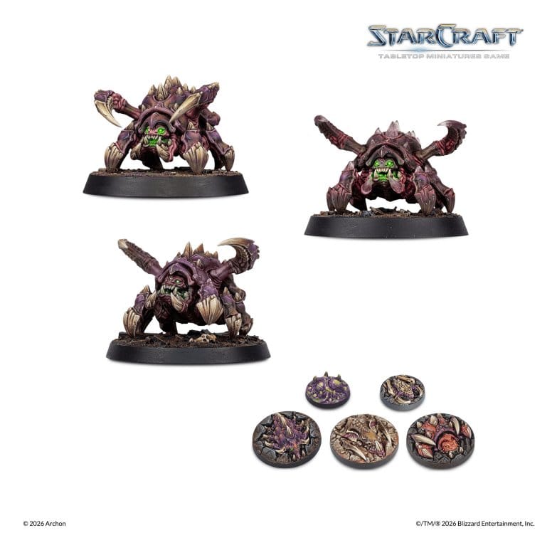 StarCraft TMG Starter Set Zerg - Gioco da tavolo di miniature Archon Studio