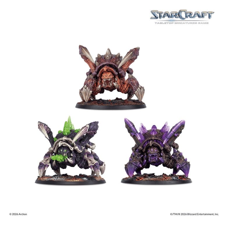 StarCraft TMG Starter Set Zerg - Gioco da tavolo di miniature Archon Studio