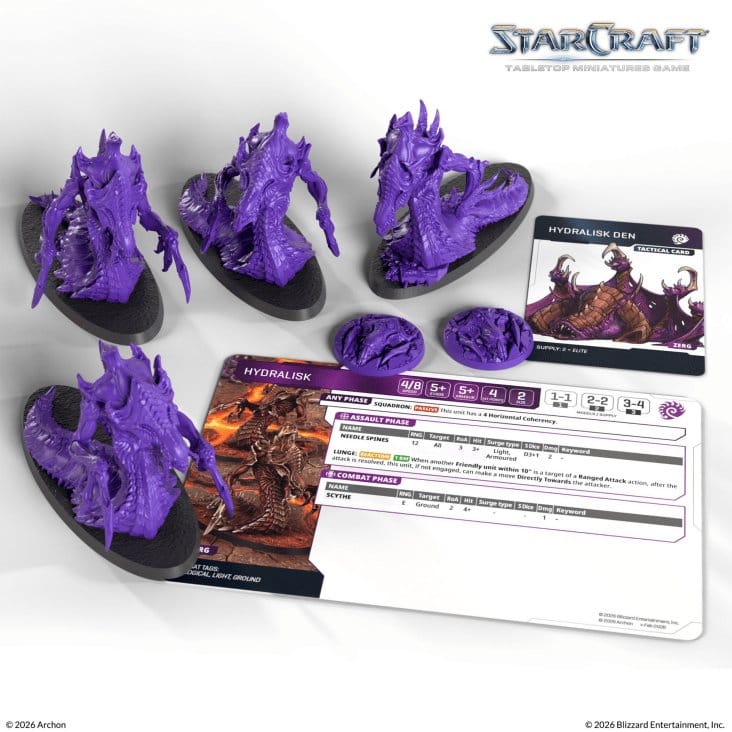 StarCraft TMG Set di Espansione Zerg: Hydralisk - Archon Studio