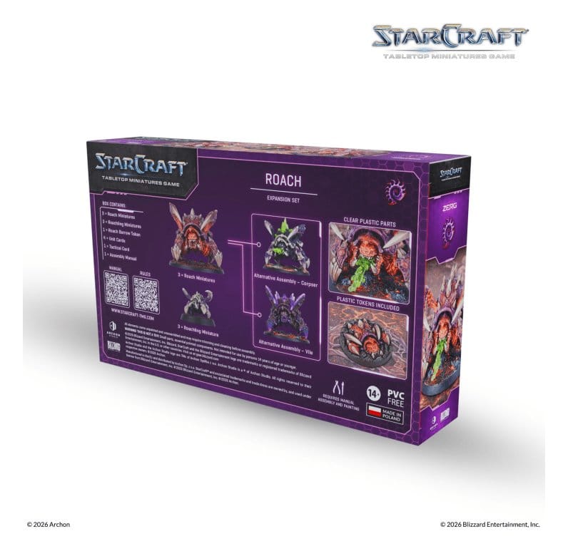 StarCraft TMG Set di Espansione Zerg: Roach - Archon Studio