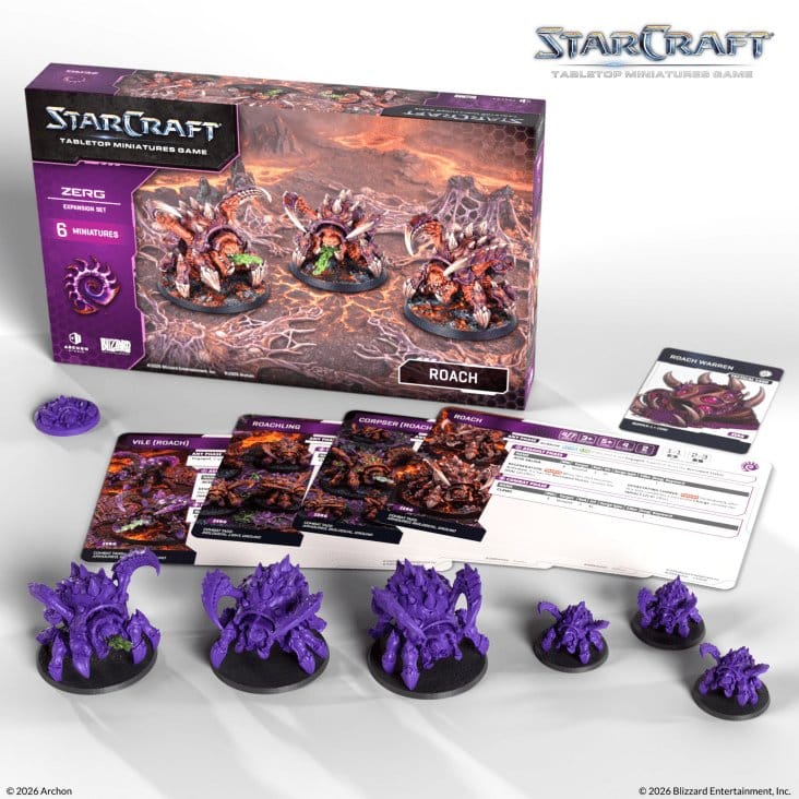 StarCraft TMG Set di Espansione Zerg: Roach - Archon Studio