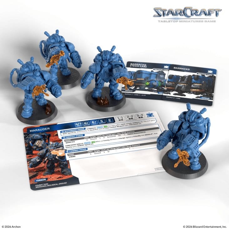StarCraft TMG Set di Espansione Terran: Marauder - Archon Studio