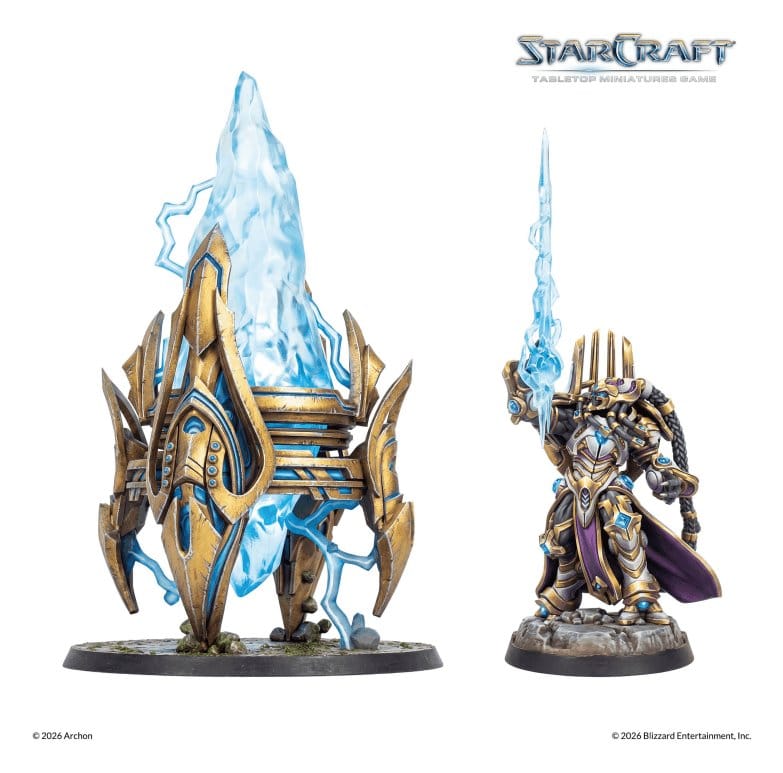 StarCraft TMG Hero Expansion Set Protoss: Artanis & Pylon - Set di espansione per miniature Archon Studio