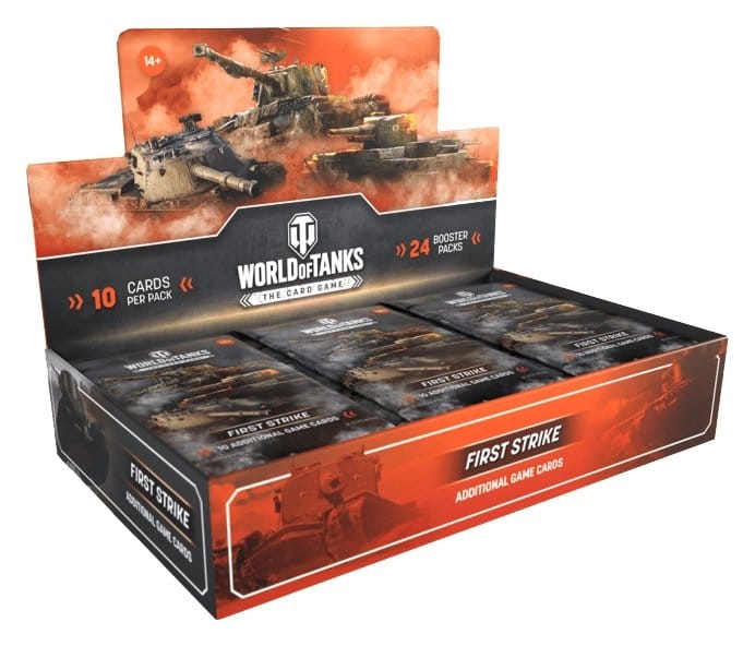 World of Tanks TCG First Strike Display di Buste da 24 Bustine, Edizione in Inglese, Archon Studio