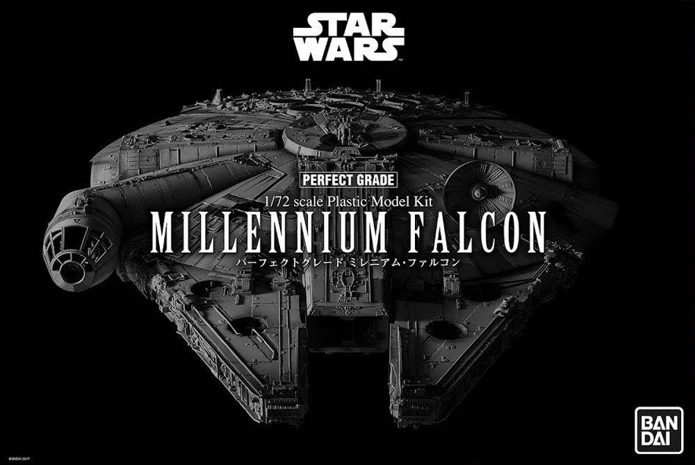 Star Wars Episodio IV Perfect Grade Modellino in Plastica 1/72 Millennium Falcon 48 cm Bandai