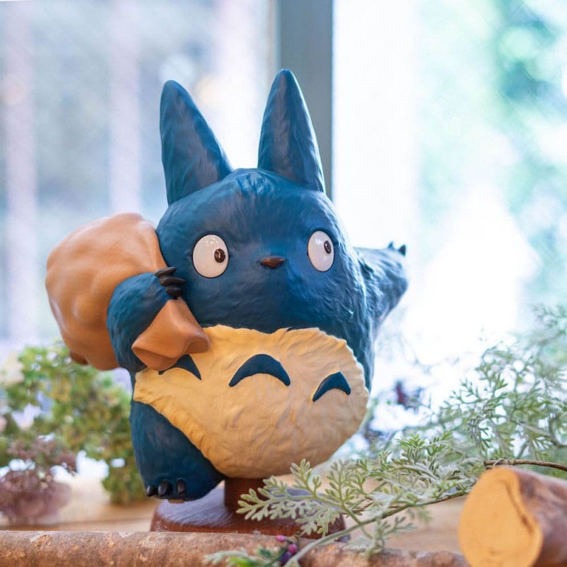 My Neighbor Totoro - Statua Totoro Blu con Sacco di Ghiande 37 cm - Semic