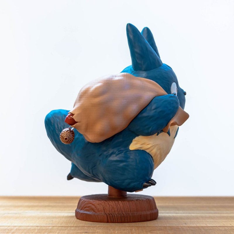 My Neighbor Totoro - Statua Totoro Blu con Sacco di Ghiande 37 cm - Semic