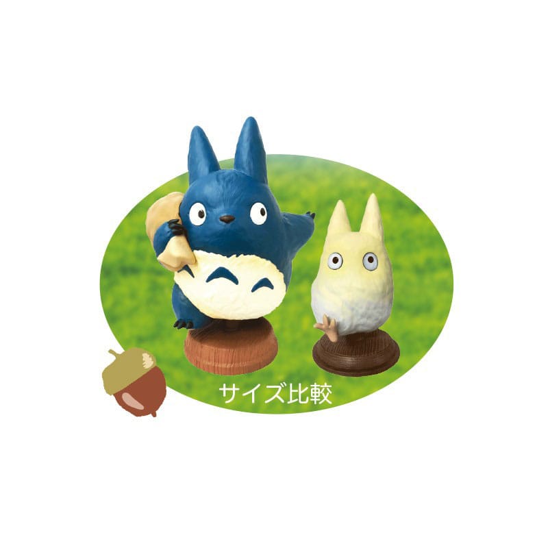 My Neighbor Totoro - Statua Totoro Blu con Sacco di Ghiande 37 cm - Semic