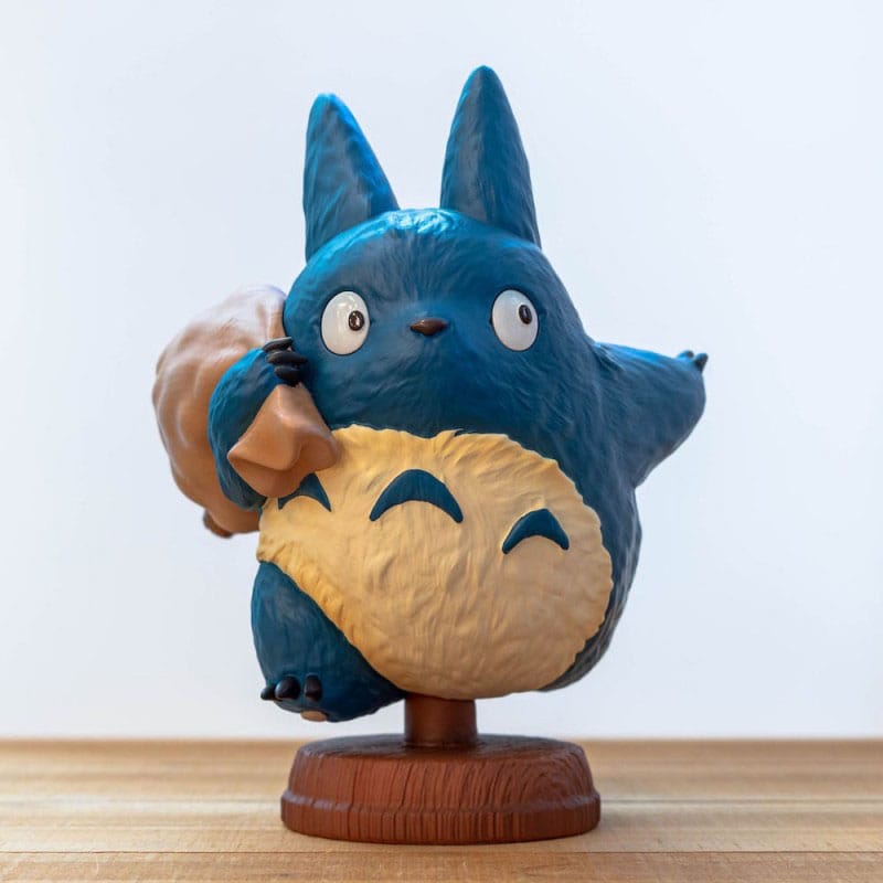 My Neighbor Totoro - Statua Totoro Blu con Sacco di Ghiande 37 cm - Semic