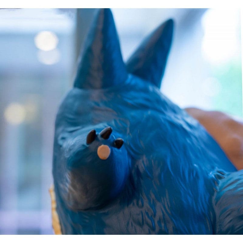 My Neighbor Totoro - Statua Totoro Blu con Sacco di Ghiande 37 cm - Semic