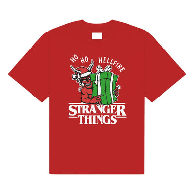 Stranger Things T-Shirt Ho Ho Hellfire Taglia L - Brands In