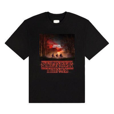 Stranger Things T-Shirt Friends Don't Lie Taglia L - Maglietta Ufficiale