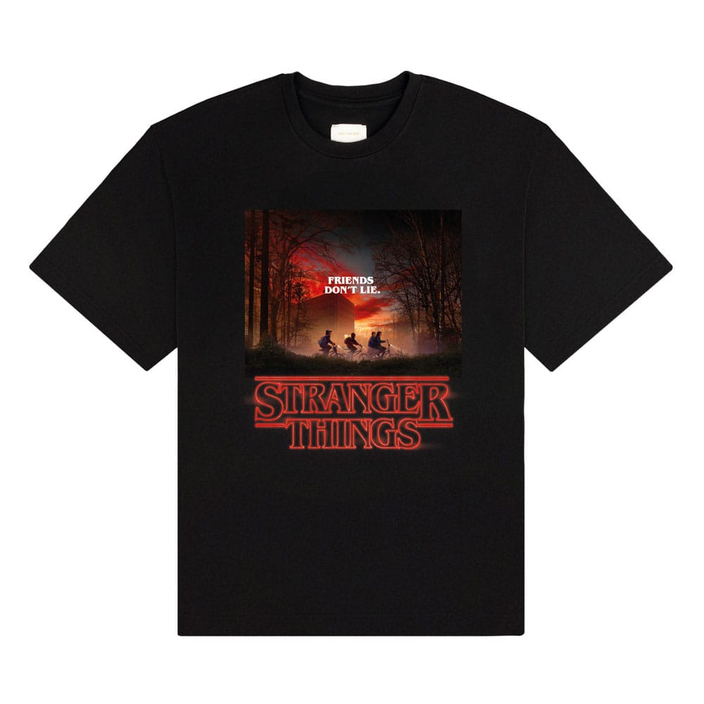 Stranger Things T-Shirt Friends Don't Lie Taglia M