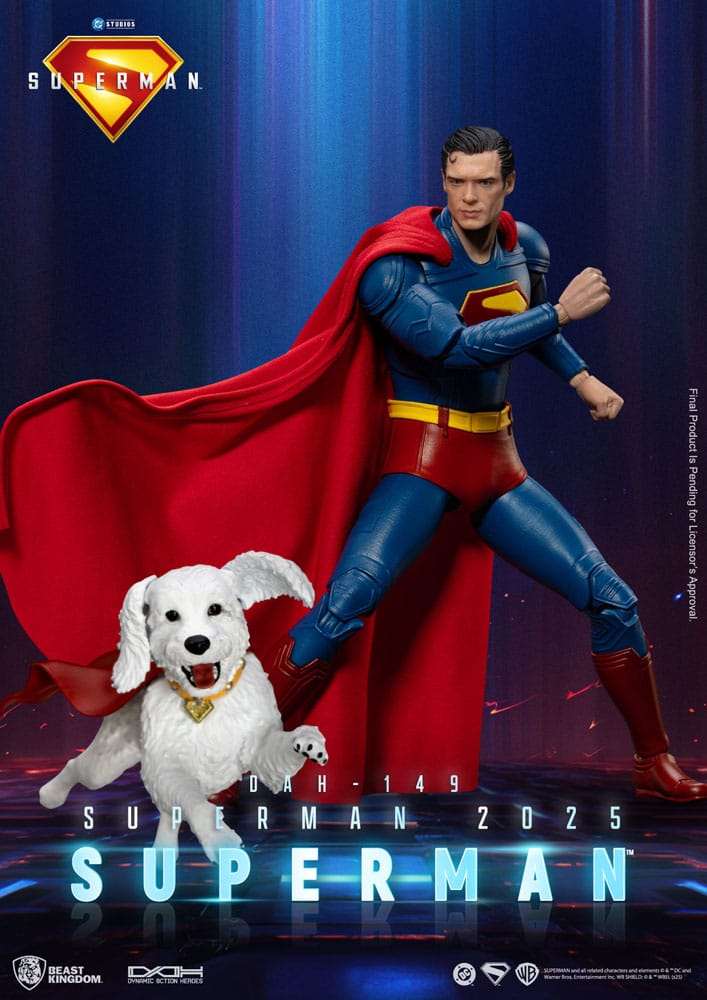 Superman (2025) Action Figure Superman & Krypto 21 cm - Beast Kingdom