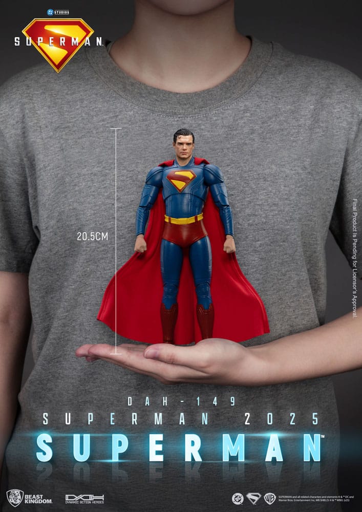 Superman (2025) Action Figure Superman & Krypto 21 cm - Beast Kingdom