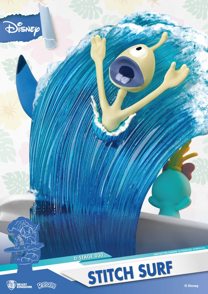 Disney Summer Series D-Stage Diorama in PVC Stitch Surf 15 cm - Beast Kingdom