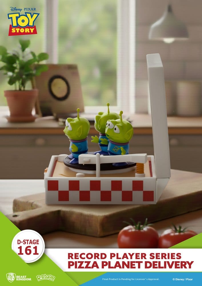 Toy Story Record Player Series PVC figure Pizza Planet Delivery 12 cm