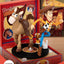 Toy Story Diorama Record Player Woody e Bullseye 13 cm Beast Kingdom