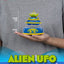 Toy Story Egg Attack UFO fluttuante Alieno a tre occhi 6 cm - Beast Kingdom
