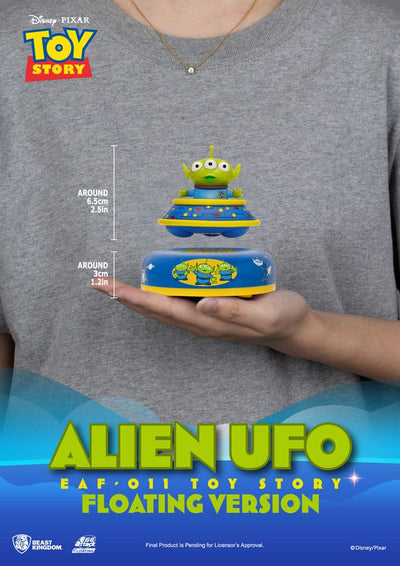 Toy Story Egg Attack UFO fluttuante Alieno a tre occhi 6 cm - Beast Kingdom