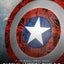 Marvel Comics Captain America Scudo a Grandezza Reale 64 cm – Statua in PVC Beast Kingdom Master Craft