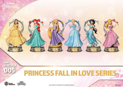 Disney - Mini Diorama Stage - Statues Princess Fall In Love Series 12 cm