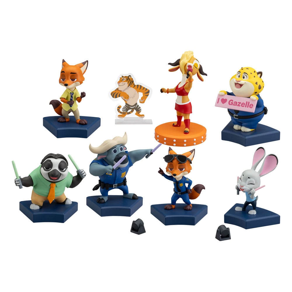 Zootopia Concert Blind Box Mini Egg Attack 8 cm – Assortimento da 6