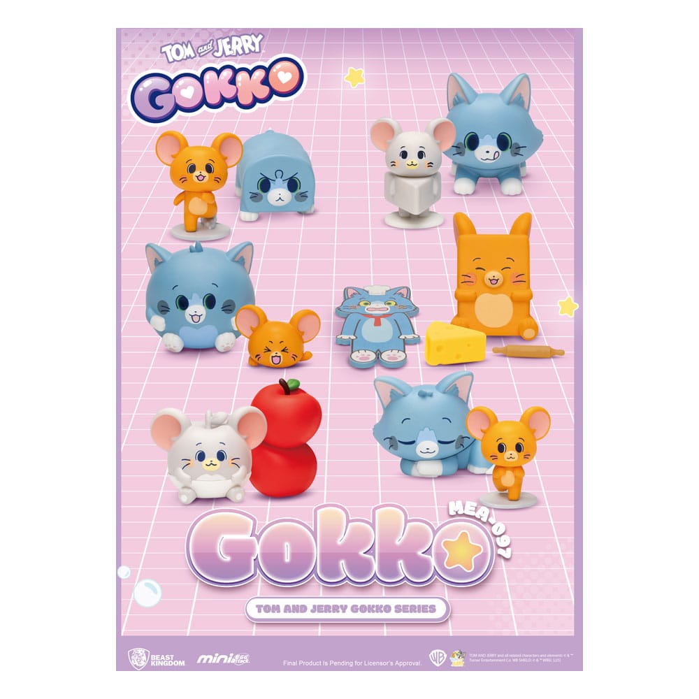 Tom & Jerry Gokko Series Mini Egg Attack Figure Blind Box (6) – Beast Kingdom