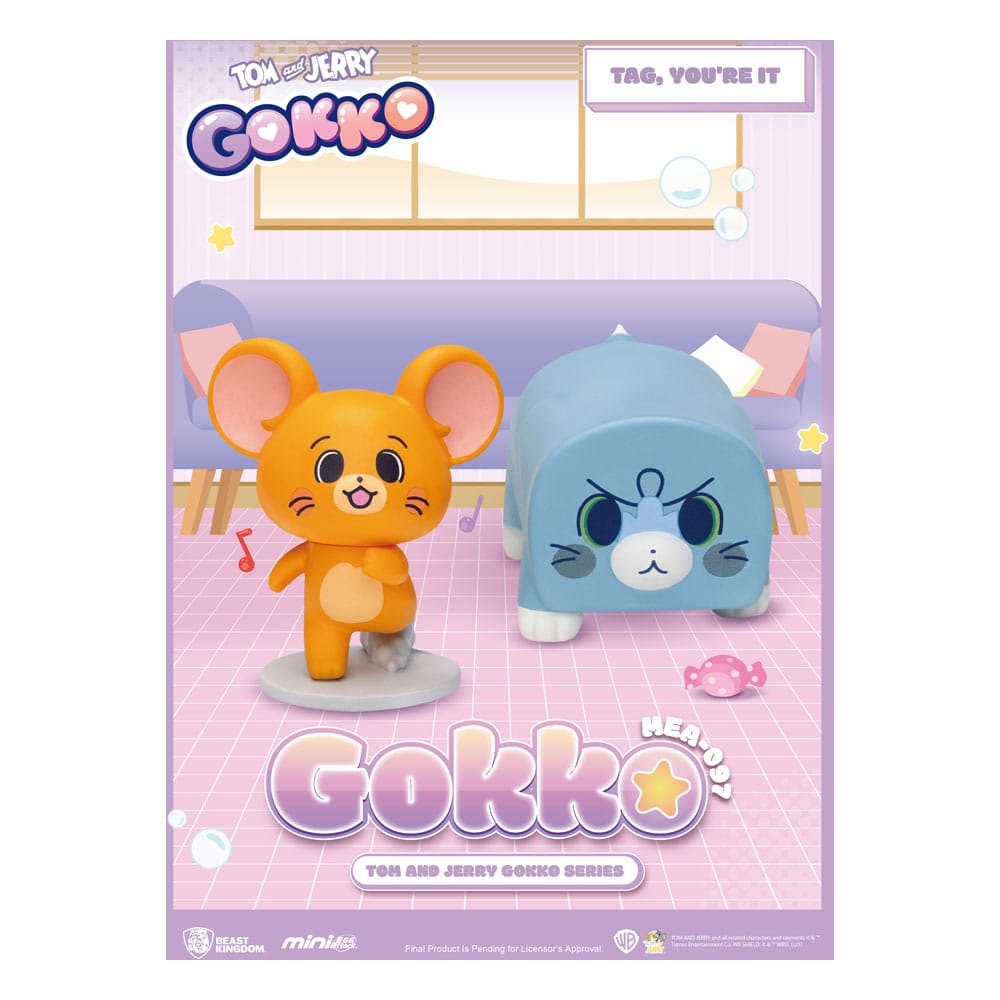 Tom & Jerry Gokko Series Mini Egg Attack Figure Blind Box (6) – Beast Kingdom
