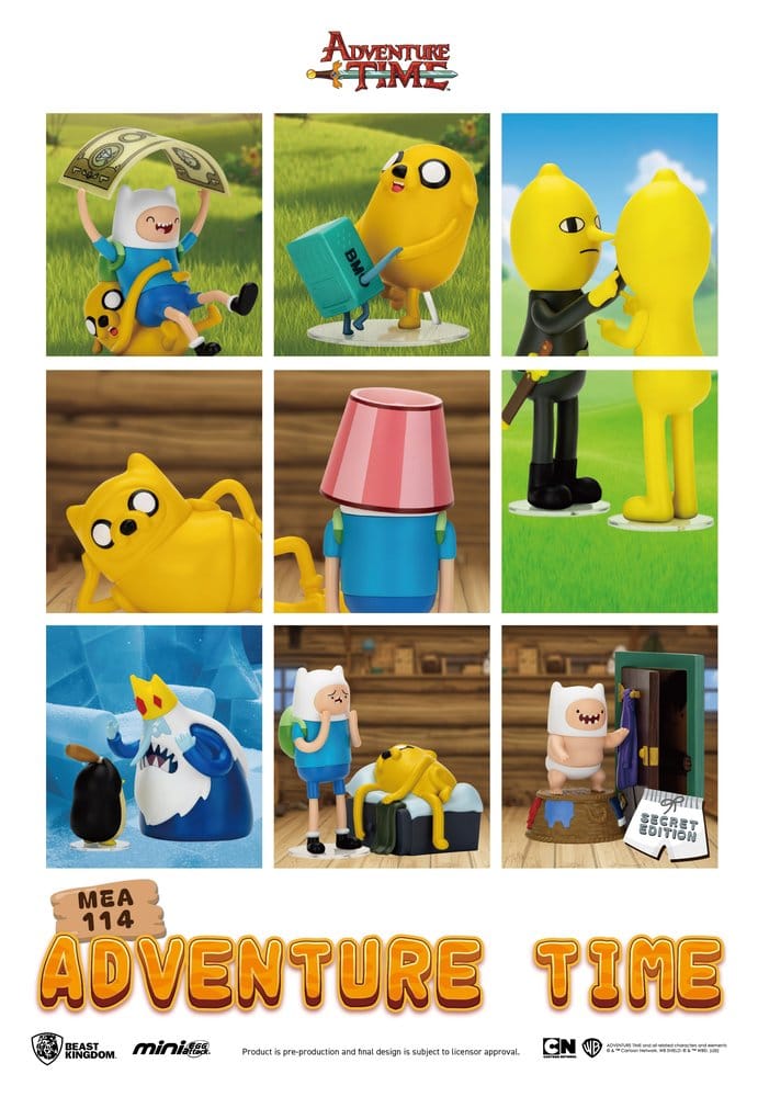 Adventure Time Mini Egg Attack Blind Box Figure 9 cm - Assortimento da 6