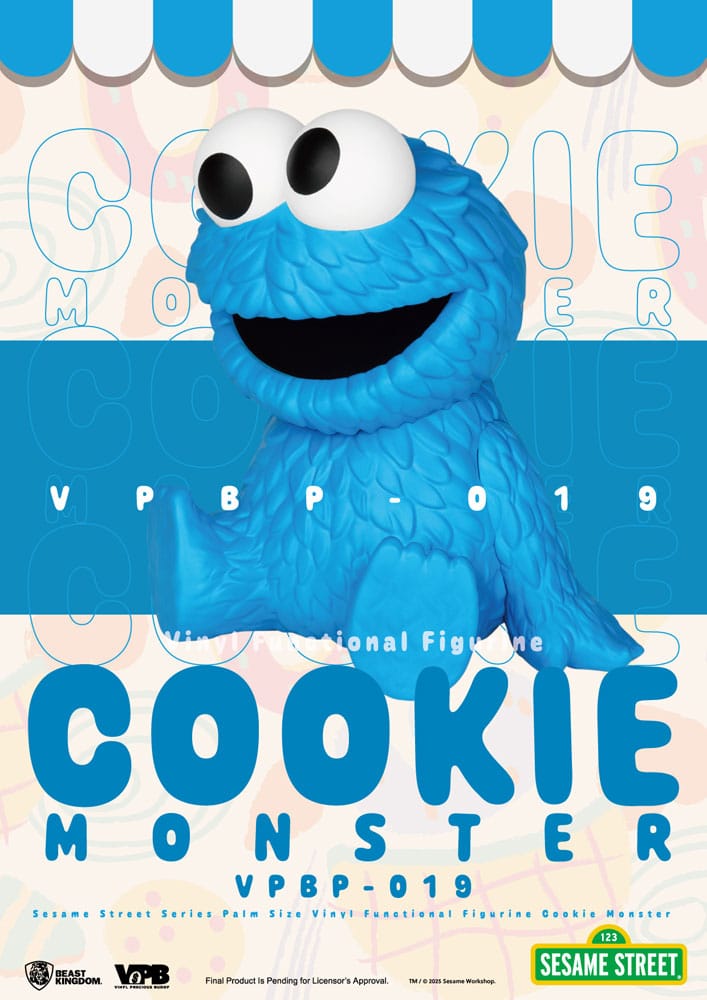 Sesame Street Salvadanaio in Vinile Cookie Monster 12 cm - Beast Kingdom