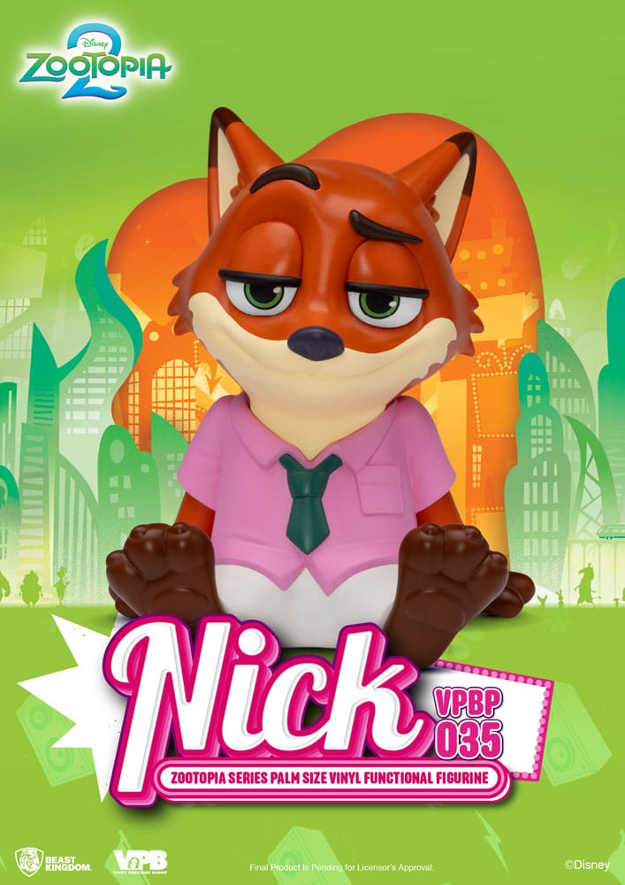 Salvadanaio in vinile Zootopia Nick 15 cm Beast Kingdom Toys