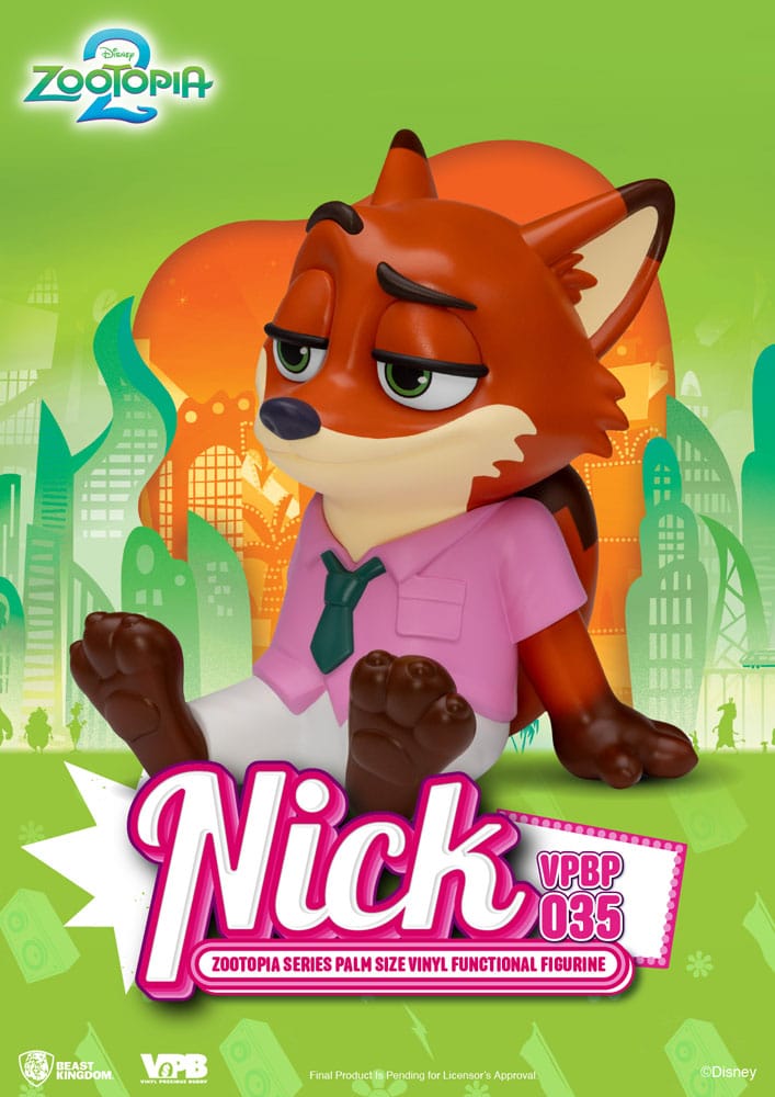 Salvadanaio in vinile Zootopia Nick 15 cm Beast Kingdom Toys