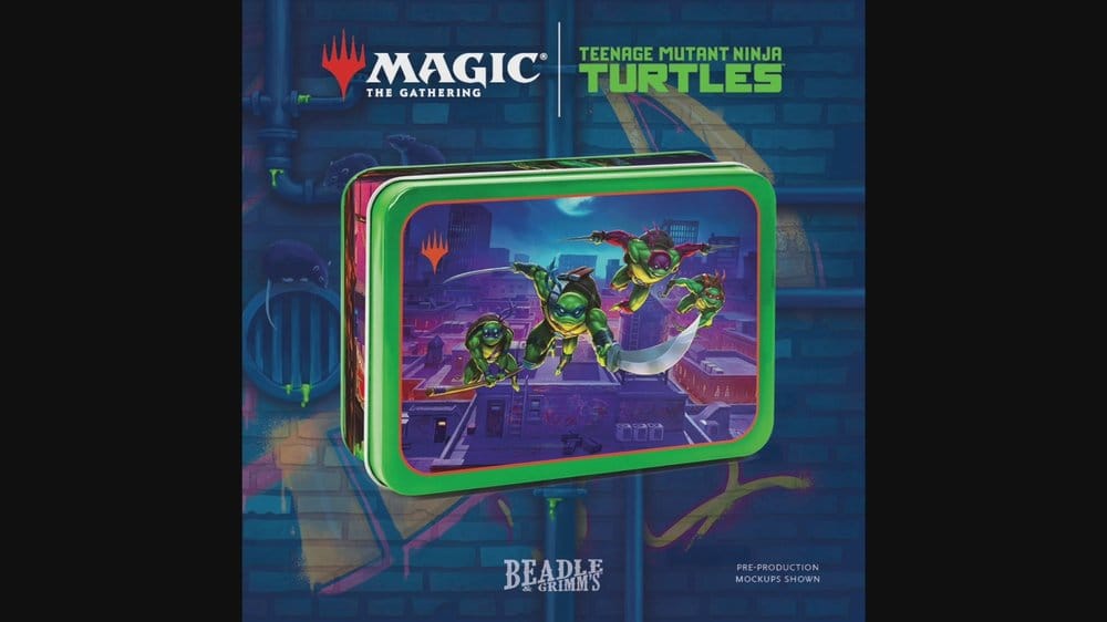 Magic: The Gathering – Pacchetto dadi e segnalini Tartarughe Ninja (Inglese)