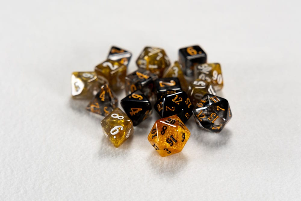 Set di dadi Epic RPG per Game Master, 16 dadi in resina - Beadle & Grimm's