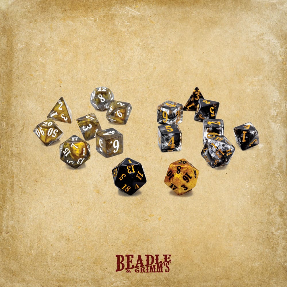 Set di dadi Epic RPG per Game Master, 16 dadi in resina - Beadle & Grimm's