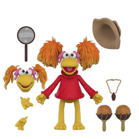 Action Figure Red di Fraggle Rock, Boss Fight Studio, 10-15 cm con accessori