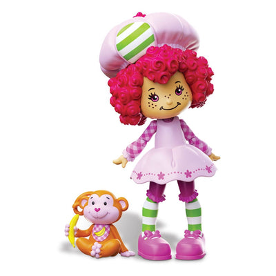 Strawberry Shortcake Raspberry Tart Action Figure con Rhubarb Monkey - Boss Fight Studio
