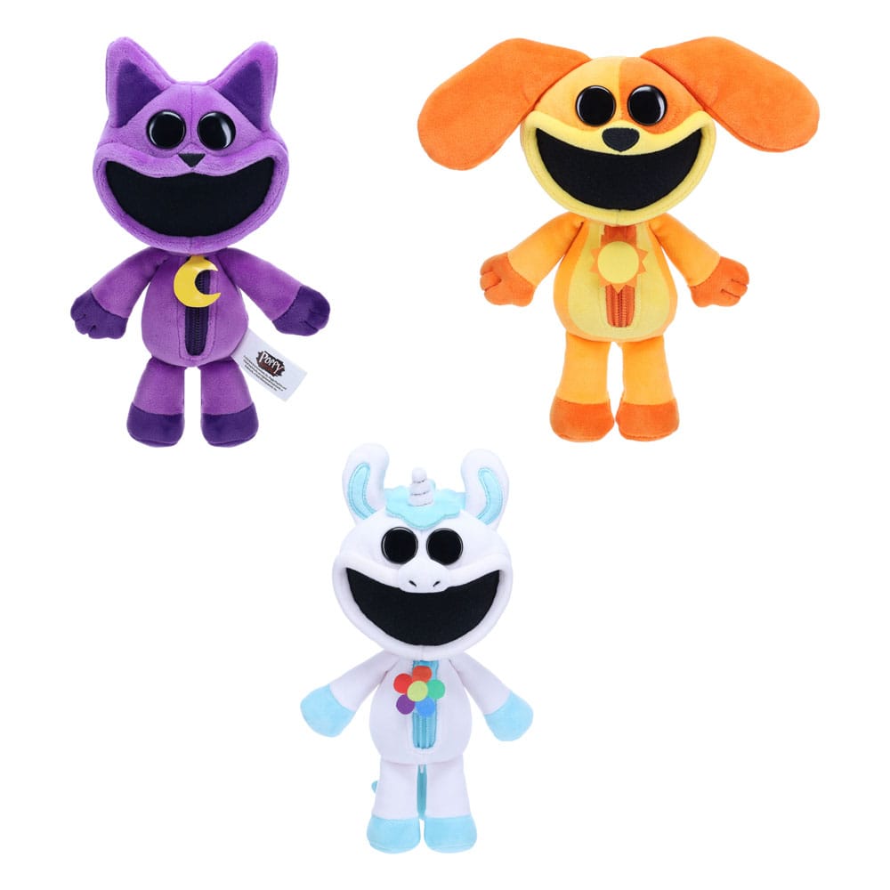 Poppy Playtime Smiling Critters Peluche Mini Assortimento 20 cm (9 pezzi) - BOTI
