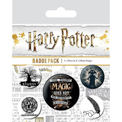 Harry Potter Spille da Balia 5-Pack Symbols - Set Ufficiale