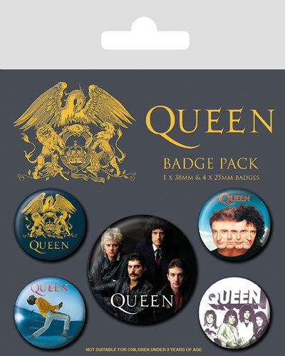 Queen Spille con Chiusura a Bottone 5 Pezzi Classica - Pyramid International