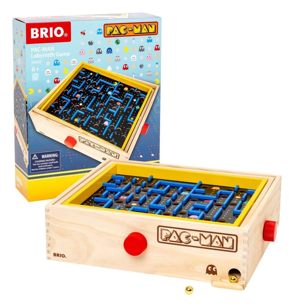 BRIO PAC-MAN Labyrinth – Gioco di abilità in legno