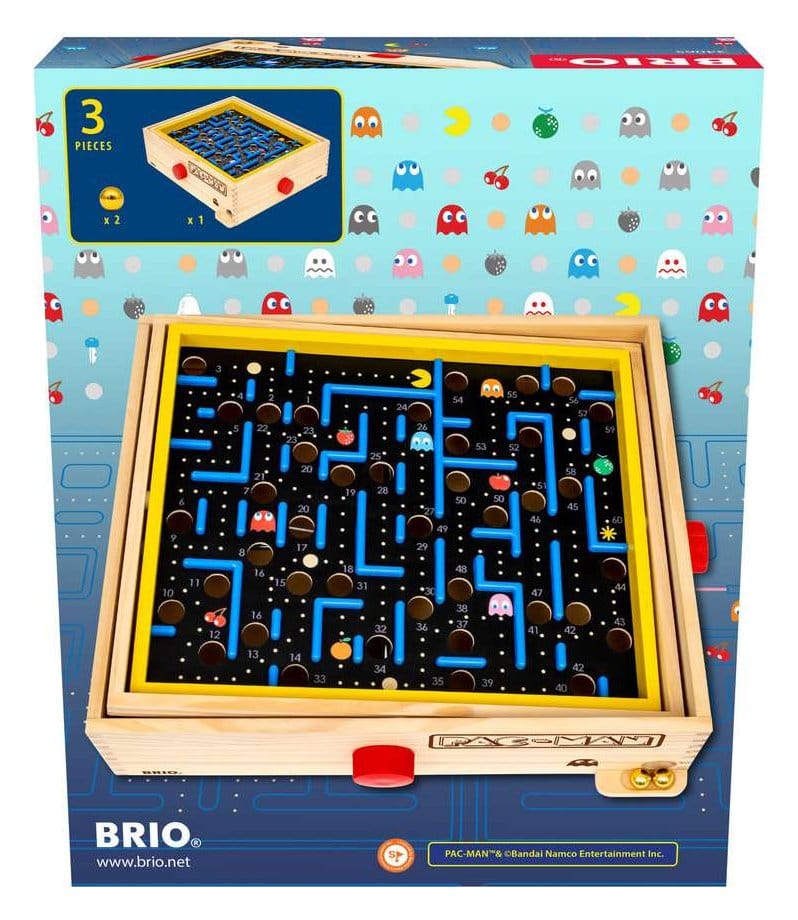 BRIO PAC-MAN Labyrinth – Gioco di abilità in legno